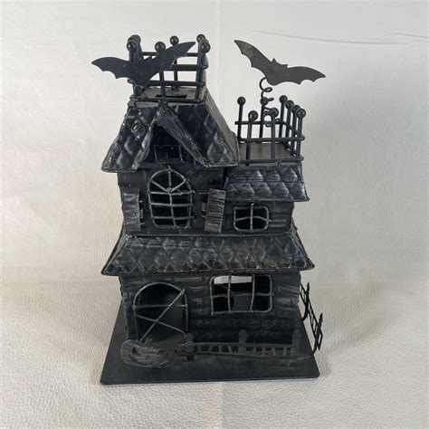 target haunted house castle candleholder tealight metal|Tealight Candle Holders : Halloween Decorations .